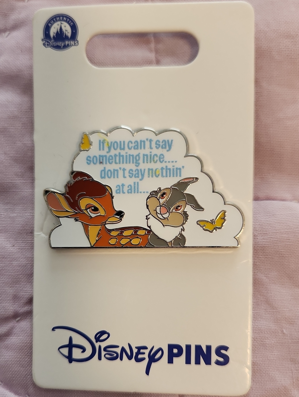 Disney Bambi & Thumper Enamel Pin - Brown/Gray